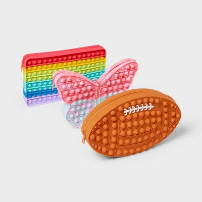 Bubble Pop Pencil Pouch Football - up&up