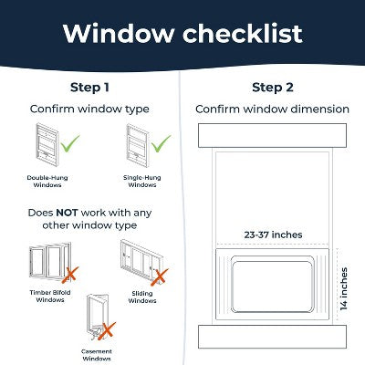 Windmill Air 8000 BTU Inverter Window Air Conditioner with WhisperTech Ultra-Quiet and Smart App/Wi-Fi Remote Control (LOCAL PICKUP ONLY)