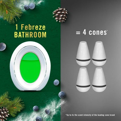 Febreze Bathroom Air Freshener - White Pine & Juniper Berry - 2ct