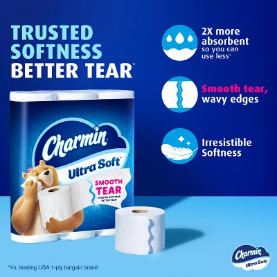 Charmin Ultra Soft Toilet Paper - 12 Mega XL Rolls