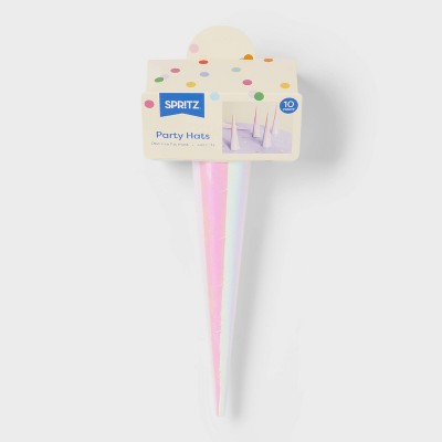 10ct Unicorn Party Hats - Spritz