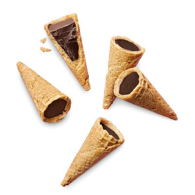 Christmas Peppermint Dark Chocolate Mini Waffle Cones - 4.23oz - Favorite Day