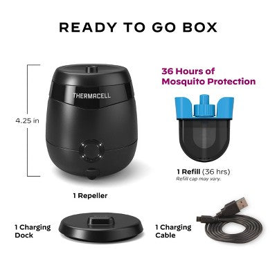 ThermaCELL Rechargeable Mosquito Area Insect Repeller with Dock