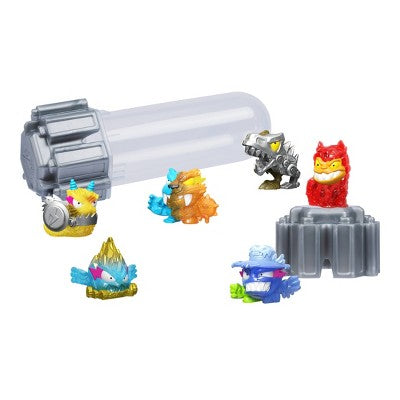 MrBeast Lab Swarms Lab Season 3 Mini Figures: Includes 6 Collectible Figurines & Stickers, No Articulation