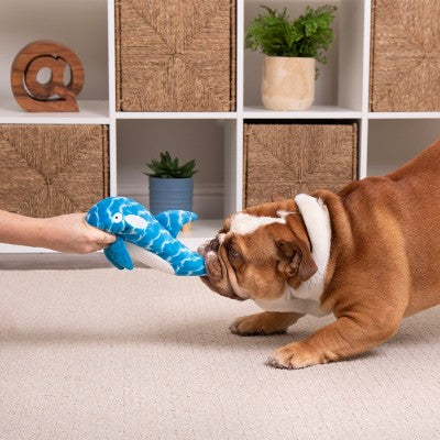 TrustyPup Silent Swimmer with Chew Guard Dog Toy