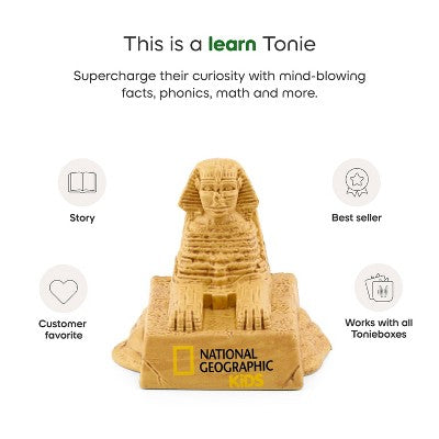 tonies National Geographic Kids: Egypt Tonie Figurine *ADD 3 TO YOUR CART & 1 IS FREE!*