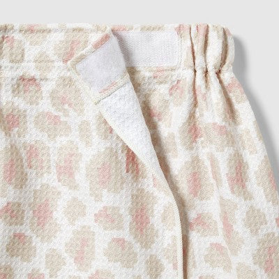 Waffle Bath Wrap Leopard Pink - Room Essentials