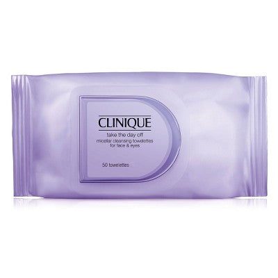 Clinique Take The Day Off Micellar Cleansing Makeup Remover Towelettes - 50ct - Ulta Beauty: Hypoallergenic, Oil-Free, Paraben-Free