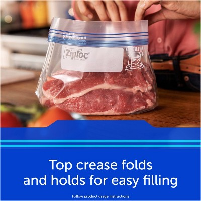 Ziploc Freezer Gallon Bags with Grip 'n Seal Technology - 66ct