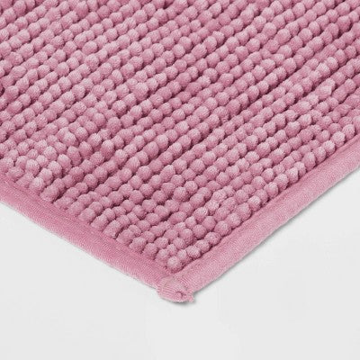 17"x24" Everyday Chenille Bath Rug Pink - Room Essentials