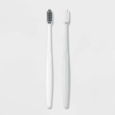 T&T Manual Toothbrush Soft - 2ct - White - Dealworthy