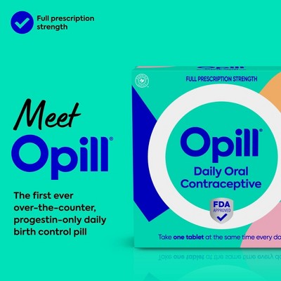 Opill 3 Month Pack Contraceptives - 84ct