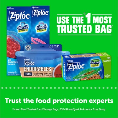 Ziploc Snack Bags with Grip 'n Seal Technology - 108ct