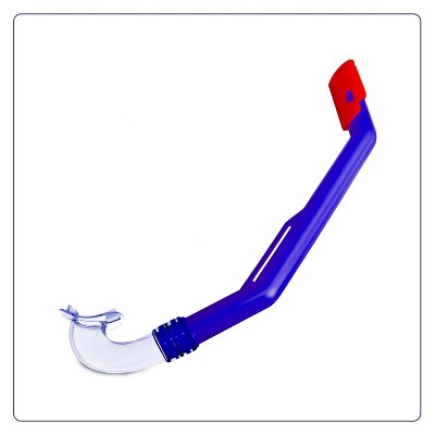 Aqua Leisure BIG ISLAND Kids' Snorkel Mask Combo - Blue: Polycarbonate Lens, Adjustable Strap