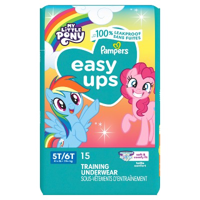 Pampers Easy Ups Girls' My Little Pony Disposable Training Underwear - 5T-6T - 15ct