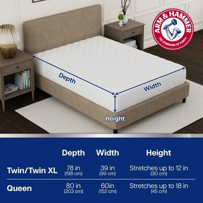 Arm & Hammer Twin/Twin XL Supreme Loft Mattress Pad