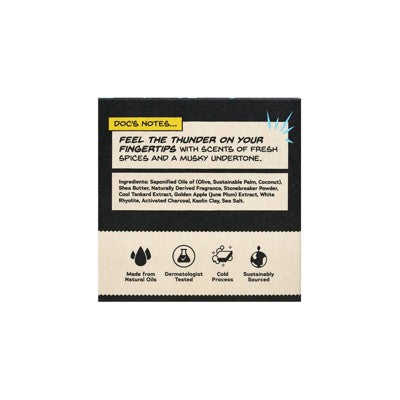 DR. SQUATCH Men's All Natural Bar Soap - Divine Storm - 5oz