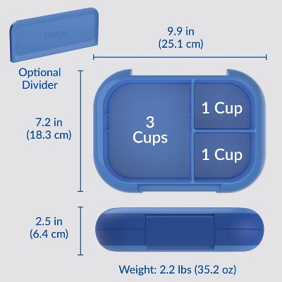Bentgo Chill Max Leak Proof Lunch Box - Cobalt and Blue Horizon