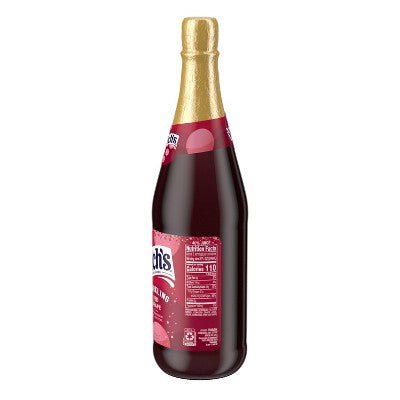 Welch's Sparkling Red Grape Juice - 25.4 fl oz Glass Bottle