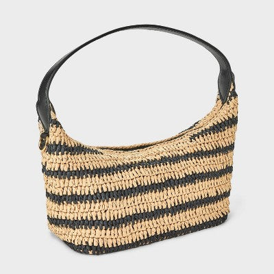 Soft Shoulder Crochet Bag - A New Day Black
