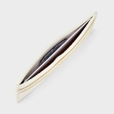 Basic Card Case Wallet - A New Day White