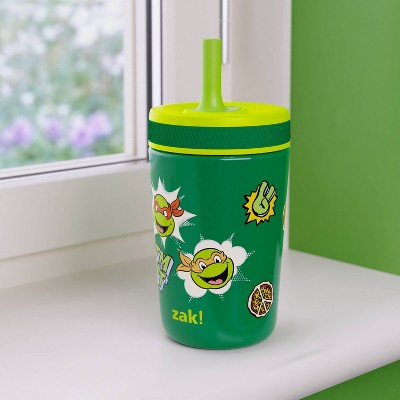 Zak Designs 12oz TMNT Kelso Tumbler Green