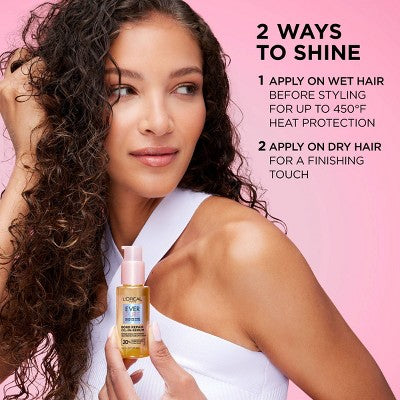 L'Oreal Paris EverPure Bond Repair Hair Oil-in-Serum and Heat Protectant - 1.6 fl oz