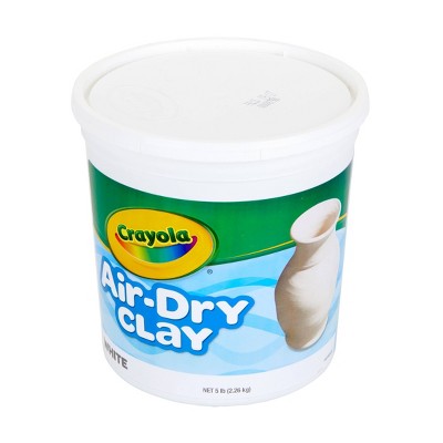 Crayola 5lb Air Dry Clay Bucket White