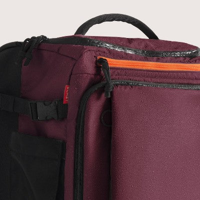 Bagsmart Blast 43L Roller Travel Backpack - Red Currant