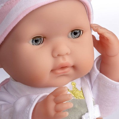 JC Toys Berenguer Boutique 10 Piece Gift Set Pink 15" Realistic Soft Body Baby Doll - Open/Close Eyes