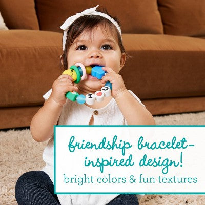 Infantino Busy Beads Silicone Friendship Bracelet