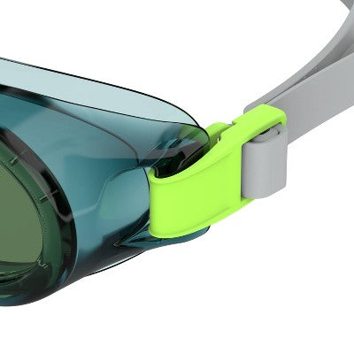 Speedo Adult Boomerang Swim Goggles - Swell Green/Emerald: Anti-Fog, Adjustable Strap