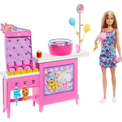Barbie Mysteries: Beach Detectives Malibu Doll, Cotton Candy Game Playset & Accessories