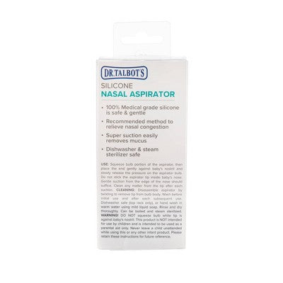 Dr. Talbot's Large Silicone Nasal Aspirator