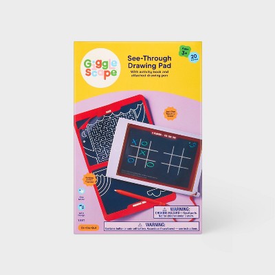 See Through Drawing Pad - Purple - Gigglescape: Fine Motor Skills Activity, Doodle Mat with ABS Construction