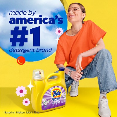 Tide Simply Berry Blossom Liquid Laundry Detergent - 182 fl oz