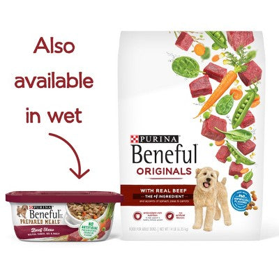 Purina Beneful Originals Real Beef Flavor Dry Dog Food - 3.5lbs