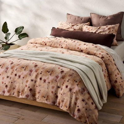 Lumbar Heavyweight Linen Blend Throw Decorative Pillow Dark Fig - Casaluna (LOCAL PICKUP ONLY)