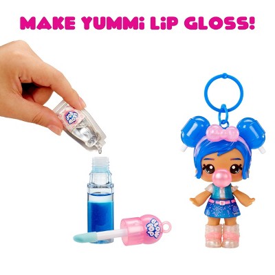 Yummiland x Licensed Sweets Lip Gloss Doll: Blow Pop Includes DIY Lip Gloss + Removable Keychain