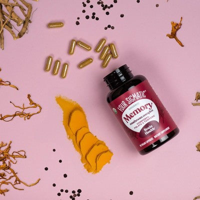 Four Sigmatic Memory Organic Mushroom Vegan Vitamin Capsules - 90ct