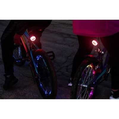 Brightz Ride LED - Star: ABS Bike Lights, Handlebar & Seat Post Mount, 11-Hour Battery
