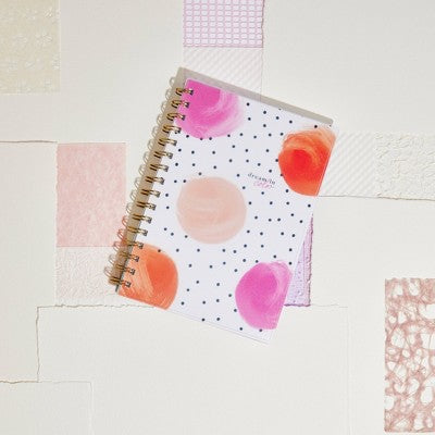 Happy Planner Undated Planner 8.375"x6.25" Make Your Mark: Multicolor Weekly & Monthly Twin-Wire for Adults