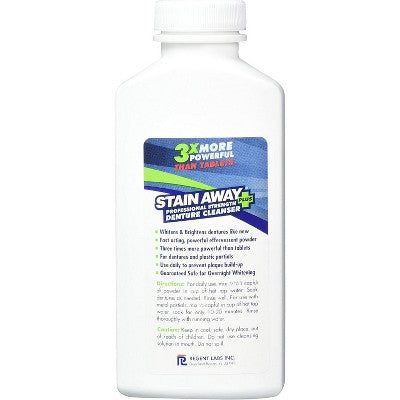 Stain Away Plus Denture Cleaner, Professional Strength Formula, 8.1 oz
