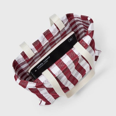 Magazine Tote Bag - Universal Thread Gingham Red
