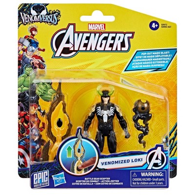 Marvel Avengers Venom vs Epic World of Action Venomized Loki Action Figure