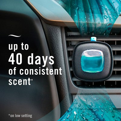 Febreze Luxe Car Air Freshener - Rainforest - 0.14 fl oz/2ct