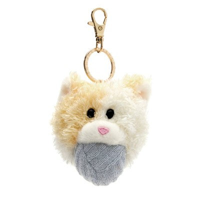 FAO Schwarz Cliqs Plush Kitten Keychain