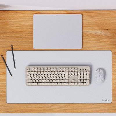 Full Size Round Pop Key Plaid Keyboard - heyday