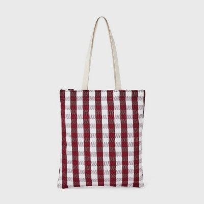 Magazine Tote Bag - Universal Thread Gingham Red