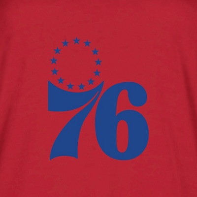 NBA Philadelphia 76ers Women's Short Sleeve Crew Neck T-Shirt - L